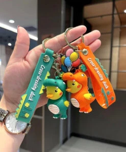 Porte Clés Canard T-Rex -Animalière Décoration Magasin file 2645