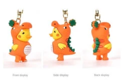 Porte Clés Canard T-Rex -Animalière Décoration Magasin file 2650