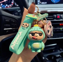 Porte Clés Singe Dino