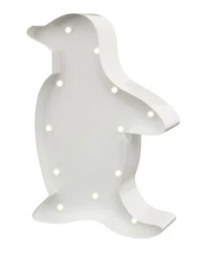 Lampe Pingouin Blanc -Animalière Décoration Magasin file 2735