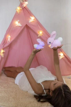 Veilleuse Lapin Rose -Animalière Décoration Magasin file 2825