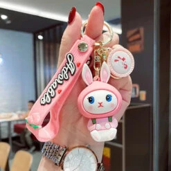 Porte Clés Lapin Pêche