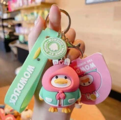 Porte Clés Canard Lapin -Animalière Décoration Magasin file 2871