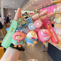 Porte Clés Canard Lapin -Animalière Décoration Magasin file 2876