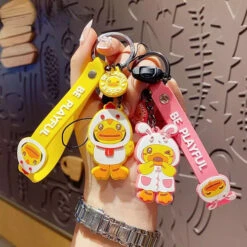 Porte Clefs Canard Lapin -Animalière Décoration Magasin file 2884