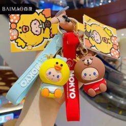 Porte Clés Singe Ours -Animalière Décoration Magasin file 2958