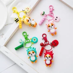 Porte Clés Chien Cerf -Animalière Décoration Magasin file 3010