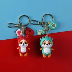 Porte Clés Chien Cerf -Animalière Décoration Magasin file 3011