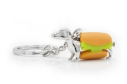Porte Clés Chien Hot Dog -Animalière Décoration Magasin file 3032