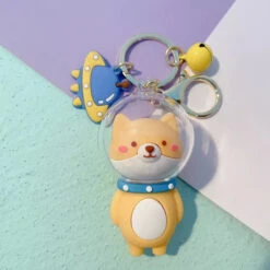 Porte Clés Shiba Astronaute -Animalière Décoration Magasin file 3064