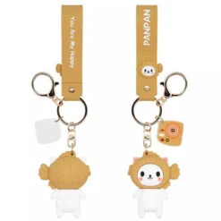 Porte Clés Animal Déguisé En Poisson Rouge -Animalière Décoration Magasin file 3099