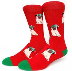 Chaussettes Chien Lutin De Noël