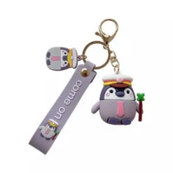 Porte Clés Pingouin Policier -Animalière Décoration Magasin file 3151