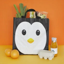 Sac De Course Pingouin -Animalière Décoration Magasin file 3178