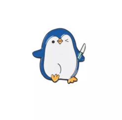 Pins Pingouin Couteau