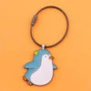 Porte Clés Pingouin Métal -Animalière Décoration Magasin file 3181
