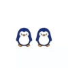 Boucles D'Oreilles Pingouin Bleu -Animalière Décoration Magasin file 3217