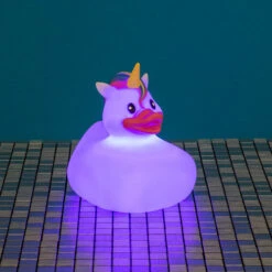 Canard Licorne Lumineuse -Animalière Décoration Magasin file 3349