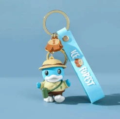 Canard Porte-Clés Bleu - Forest Edition