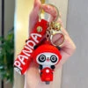 Porte Clés Panda Scooter Rouge -Animalière Décoration Magasin file 3396