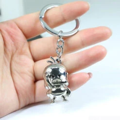 Porte-Clés Poussin Métal -Animalière Décoration Magasin file 3409