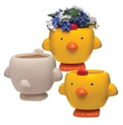 Pot De Fleurs Poussin 5 Pot De Fleurs Poussin -Animalière Décoration Magasin file 3414