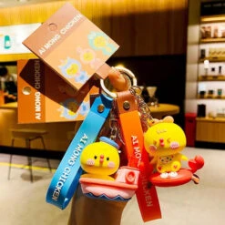 Porte Clés Poussin Crabe -Animalière Décoration Magasin file 3435