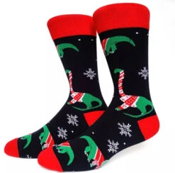 Chaussettes Dinosaures De Noël