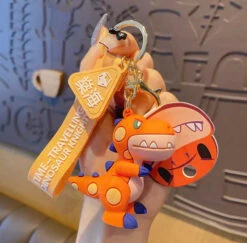 Porte Clés T-Rex Orange