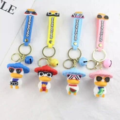 Porte Clés Canard Vacances Dino -Animalière Décoration Magasin file 3510