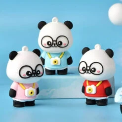 Porte Clés Panda Touriste -Animalière Décoration Magasin file 3553