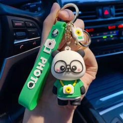 Porte Clés Panda Touriste -Animalière Décoration Magasin file 3556