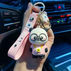 Porte Clés Panda Touriste -Animalière Décoration Magasin file 3558