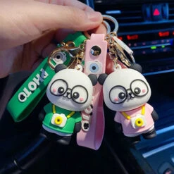 Porte Clés Panda Touriste -Animalière Décoration Magasin file 3560