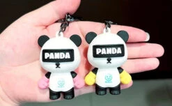 Porte Clés Panda Boxeur -Animalière Décoration Magasin file 3601
