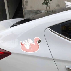 Autocollant Bouée Flamant Rose -Animalière Décoration Magasin file 3638