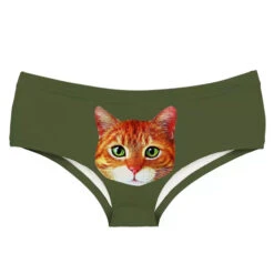 Culotte Chat Verte Foncée