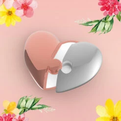 Porte Clés Cœur Couple -Animalière Décoration Magasin file 3972