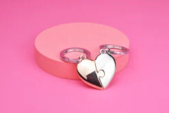 Porte Clés Cœur Couple -Animalière Décoration Magasin file 3973