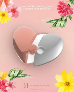 Porte Clés Cœur Couple -Animalière Décoration Magasin file 3977