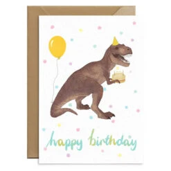 Lot De 6 Cartes D'Anniversaire Dinosaures 15 Lot De 6 Cartes D'Anniversaire Dinosaures -Animalière Décoration Magasin file 3991