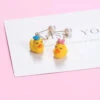 Boucles D'Oreilles Couple De Canards -Animalière Décoration Magasin file 4044