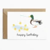 Carte D'Anniversaire Pêche Aux Canards -Animalière Décoration Magasin file 4108