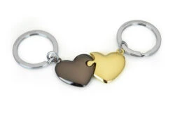 Porte Clés Couple De Cœurs -Animalière Décoration Magasin file 4158