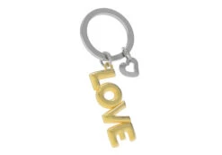 Porte Clés Love Ballon Gonflable Doré -Animalière Décoration Magasin file 4199