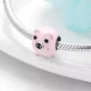Charm Cochon Pour Bracelet -Animalière Décoration Magasin file 4254