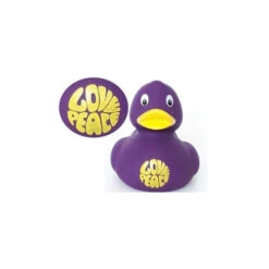 Canard De Bain Violet "Love Peace"