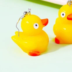 Boucles D'Oreilles Canard Jaune -Animalière Décoration Magasin file 4308