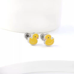 Boucles D’Oreilles Canard -Animalière Décoration Magasin file 4339