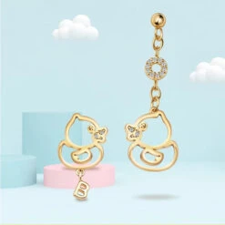 Boucles D'Oreilles Canard B.duck -Animalière Décoration Magasin file 4402